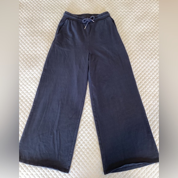 Zara Thick Cotton Wide Led Opening Sweatpants M - Picture 5 of 11